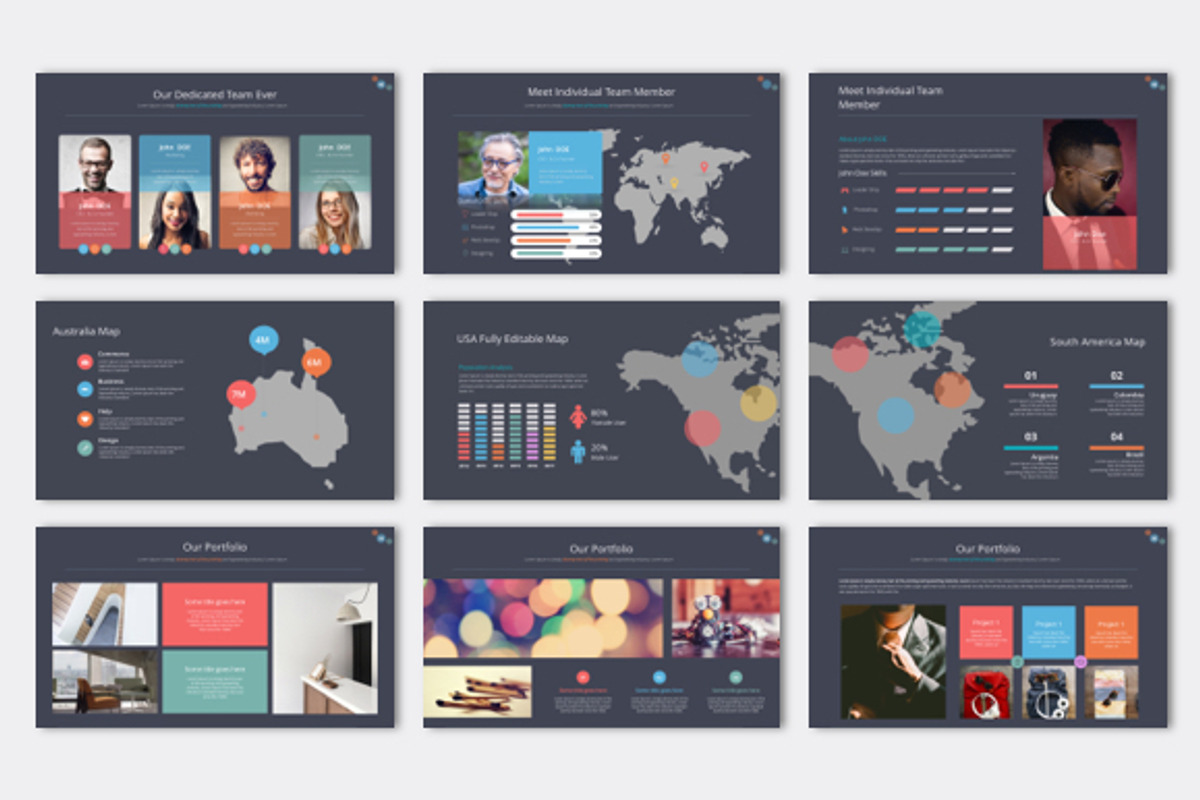 Tesla Powerpoint Presentation Templa, a Presentation Template by Mia