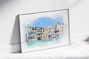 Canvas Watercolor Paint Art Effect, an Action Add-On by MRI STUDIO (Thumbnail 6 of 16)