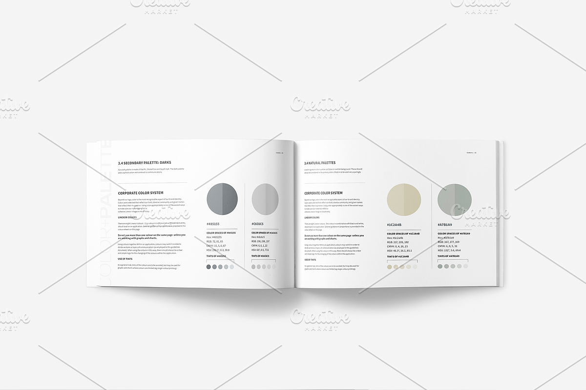 Brand Manual 28 Pages A4 / US Letter, a Brochure Template by Mastergfx (Photo 13 of 21)