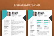 Resume Template 31, a Resume Template by graphicalcium (Thumbnail 2 of 3)