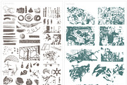 Creative vector elements collection, a Background Graphic by Digithings (Thumbnail 7 of 9)