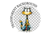 Whimsical Christmas Cat Clipart, an Animal Illustration by Rose Art (Thumbnail 4 of 5)