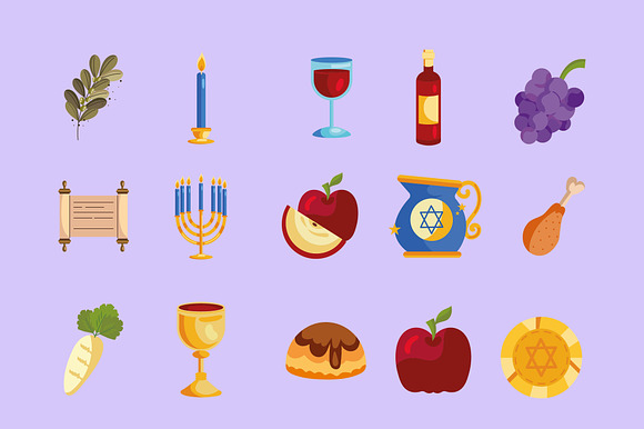 Jewish Exodus Illustration Set preview 2
