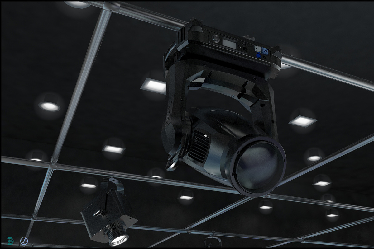 Virtual TV Studio News Set 1, an Architecture 3D Model by akerStudio (Photo 50 of 57)