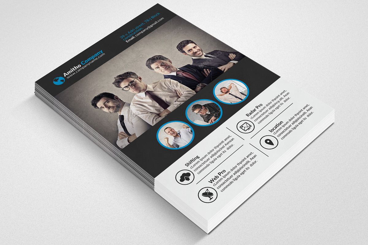 Business Flyer Psd Template, a Flyer Template by Psd Templates (Photo 3 of 3)