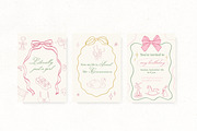 Ballerina core vector doodles set, a Decorative Illustration by yabluko_draws (Thumbnail 2 of 7)