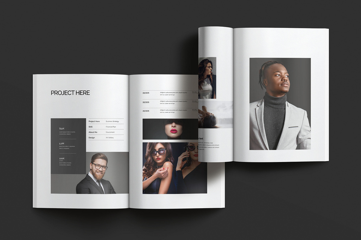 Fashion Design Portfolio Template, a Resume Template by Creatiya Type (Photo 2 of 7)