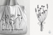 WILDFLOWER LINE ART, an Object Illustration by Kate Art (Thumbnail 17 of 22)