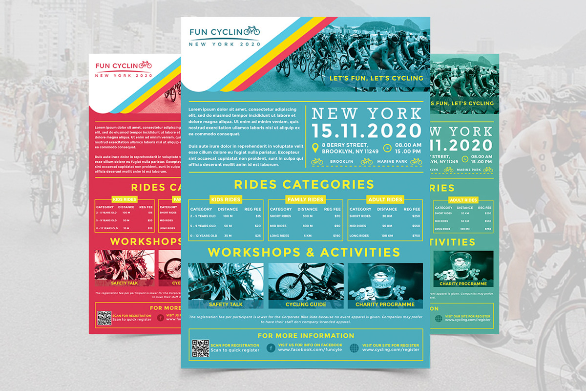Cycling & Bike Racing Flyer Template, a Flyer Template by Affantjie Photowork (Photo 1 of 5)