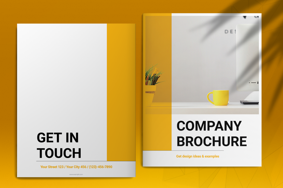 Yellow Business Brochure Template, a Brochure Template by Boris Cupac (Photo 2 of 7)