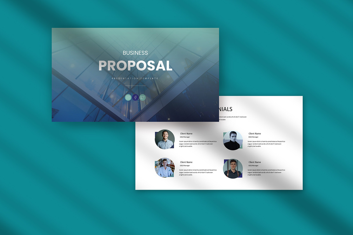 Business Proposal Template, a Presentation Template by Pradaxa (Photo 2 of 9)