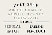 Malt Shop, a Font by benbrush (Thumbnail 3 of 4)
