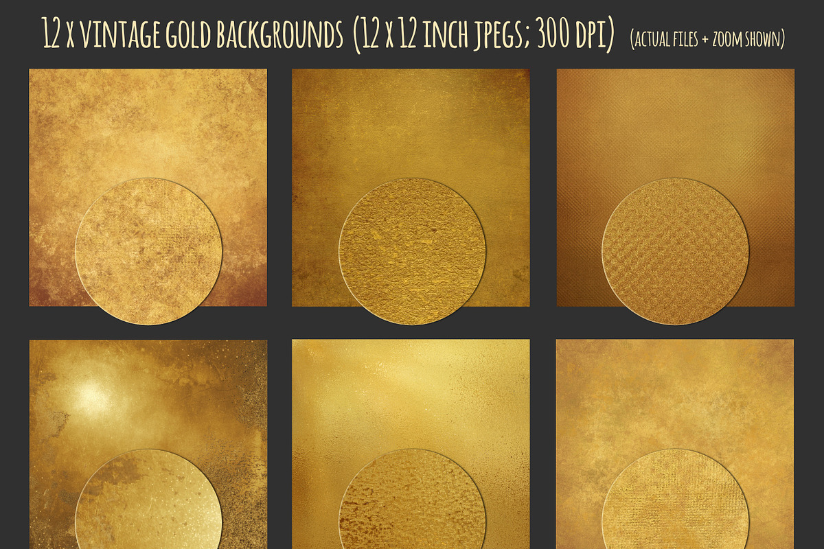Gold textures bundle, a Texture Graphic by Paper Farms (Photo 6 of 7)
