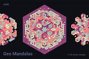 Geometric Mandalas, a Graphic by dvtchk (Thumbnail 3 of 9)