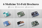 6 Medicine Tri Fold Bochures, a Brochure Template by Creatricks (Thumbnail 1 of 13)