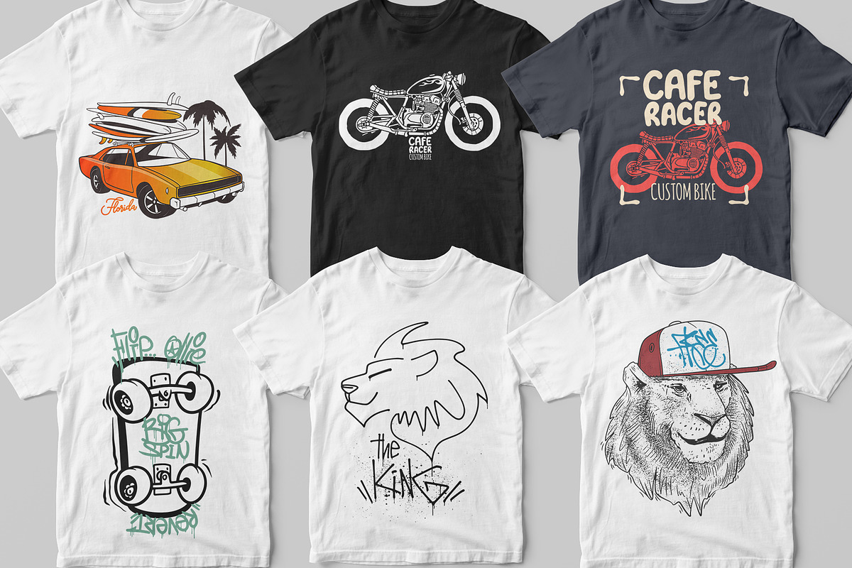 100 T-shirt designs, a Sport Illustration by Urbanshop (Photo 8 of 18)