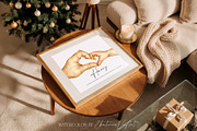 Heart Father and Baby Family Hands, a Person Illustration by EkaterinaViArt (Thumbnail 2 of 5)