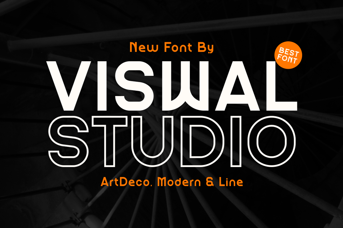 Deco Bren - Modern Font, a Sans Serif Font by Viswal Studio (Photo 4 of 10)