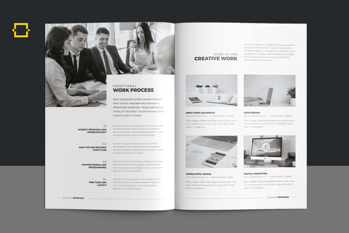 Business Proposal, a Brochure Template by DesignJanala (Photo 5 of 10)