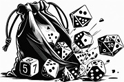 Dice Set Clipart Collection, an Illustration by musafir_fashion (Thumbnail 4 of 9)