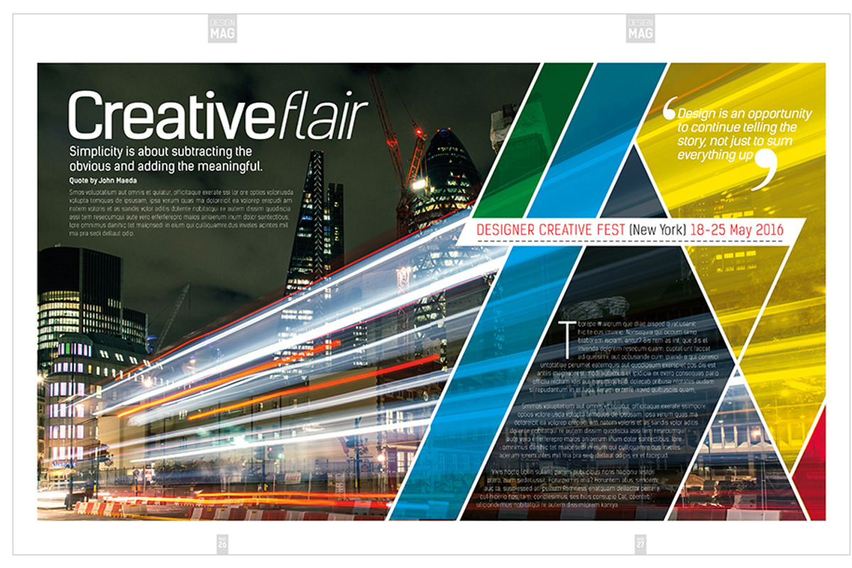 Magazine Template InDesign 08, a Magazine Template by Love Graphic Design (Photo 22 of 29)