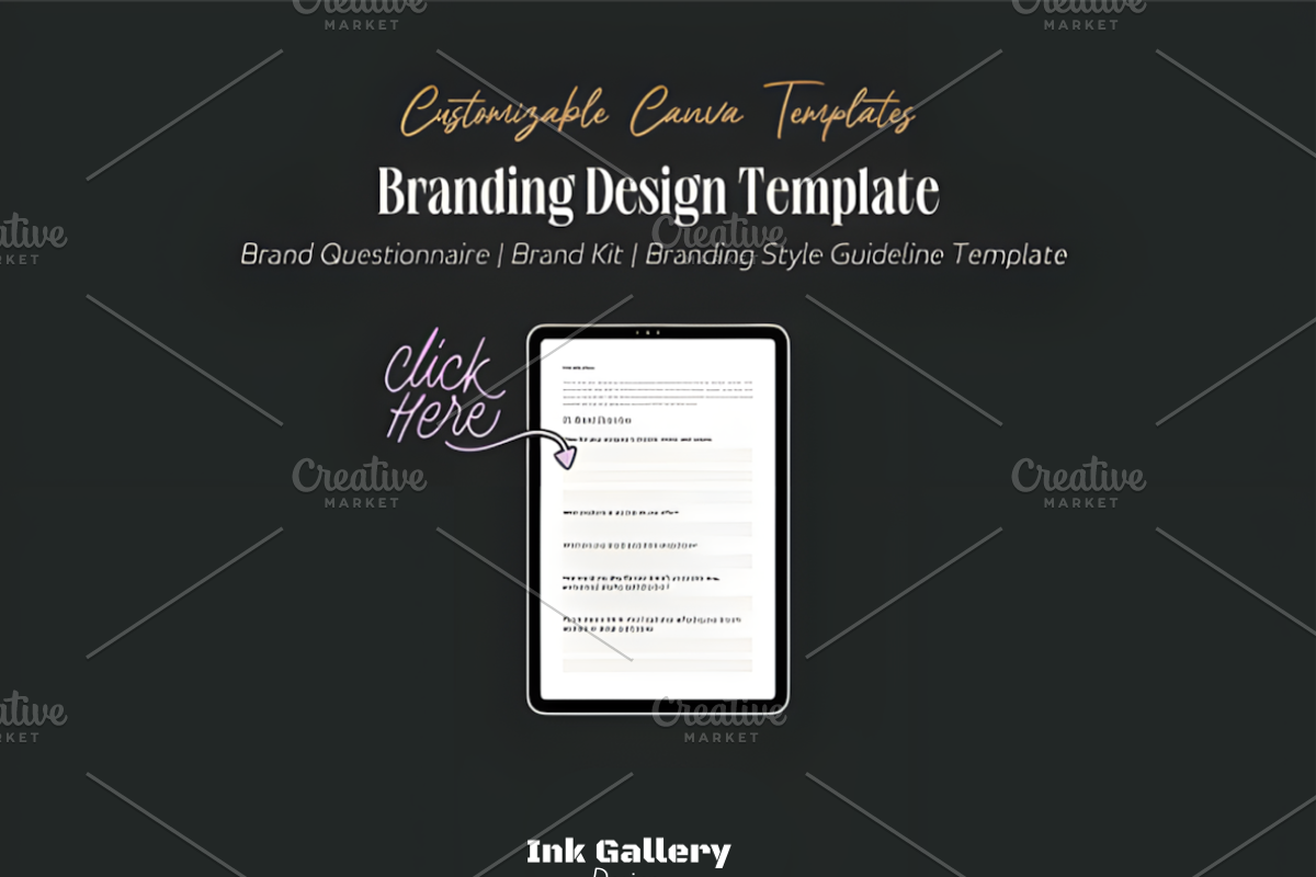 Branding Guideline Template | Brand, a Marketing Template by Ink Gallery (Photo 3 of 5)