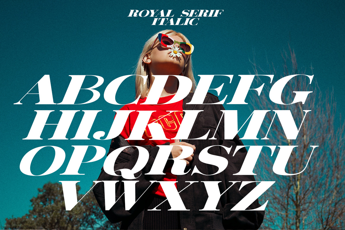 Royal Serif Display Font, a Serif Font by Synk Designs  (Photo 6 of 6)