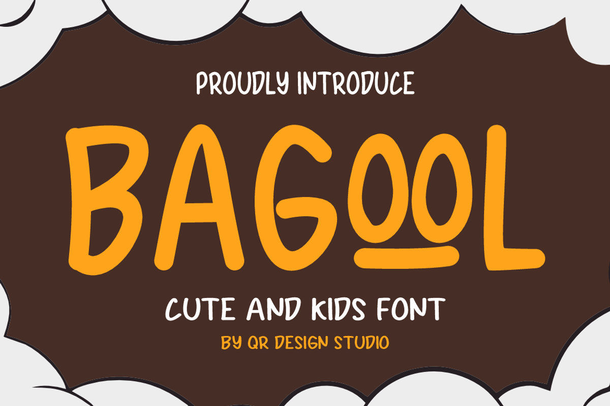 Bagool - Kids Font, a Handwritten Font by QR Design Studio (Photo 1 of 9)
