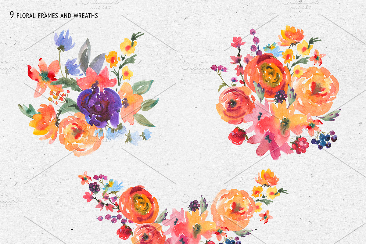 Modern Summer Flowers, an Illustration by Belusuab (Photo 8 of 14)