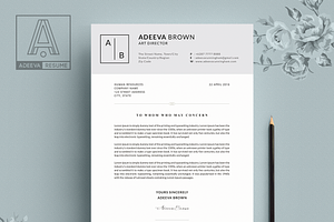 Simple Resume Template Brown