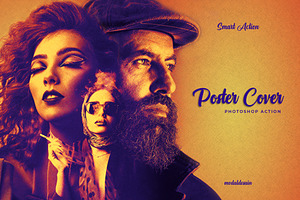 Cinematic Poster - Photoshop Action, an Action Add-On by Modaldesain