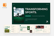 Sport Pitch Deck Powerpoint Template, a Presentation Template by Eklip Studio (Thumbnail 1 of 6)