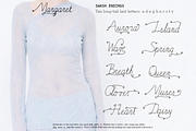 Margaret - Textured Handwritten Font, a Handwritten Font by Lilithcollageart (Thumbnail 4 of 9)