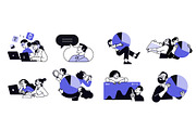 Teamwork, a Person Illustration by PureSolution (Thumbnail 6 of 6)