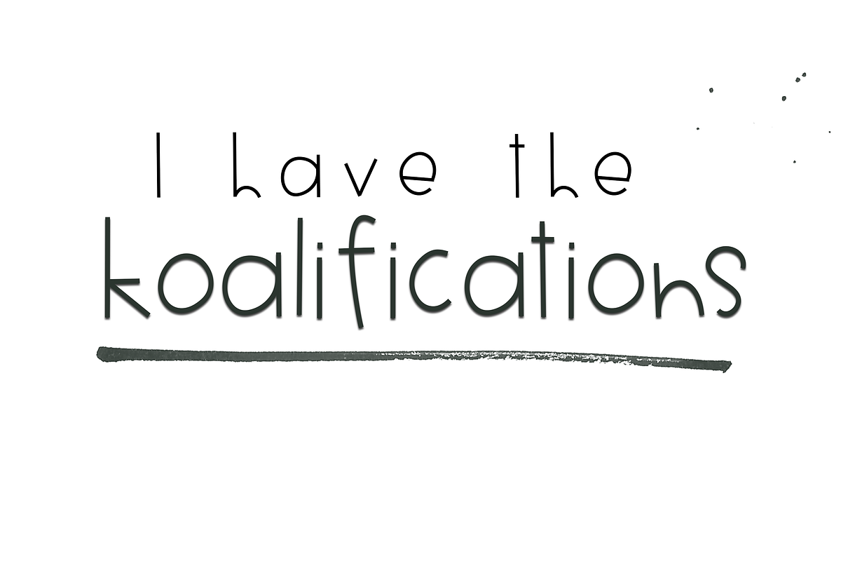 Koalafications - Handwritten Font preview 8