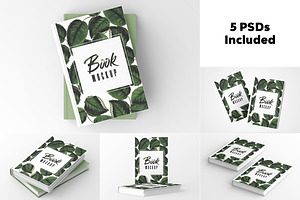Book Mockup Set, a Print Template by UnicDesign