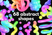 3D Plastic Gradient Graphic Set, a Graphic by LarysaZabrotskaya (Thumbnail 2 of 14)