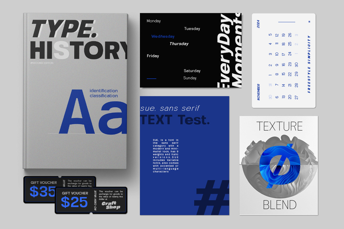 Sue - Variable & Family Sans Serif, a Sans Serif Font by Typeskets (Photo 4 of 13)