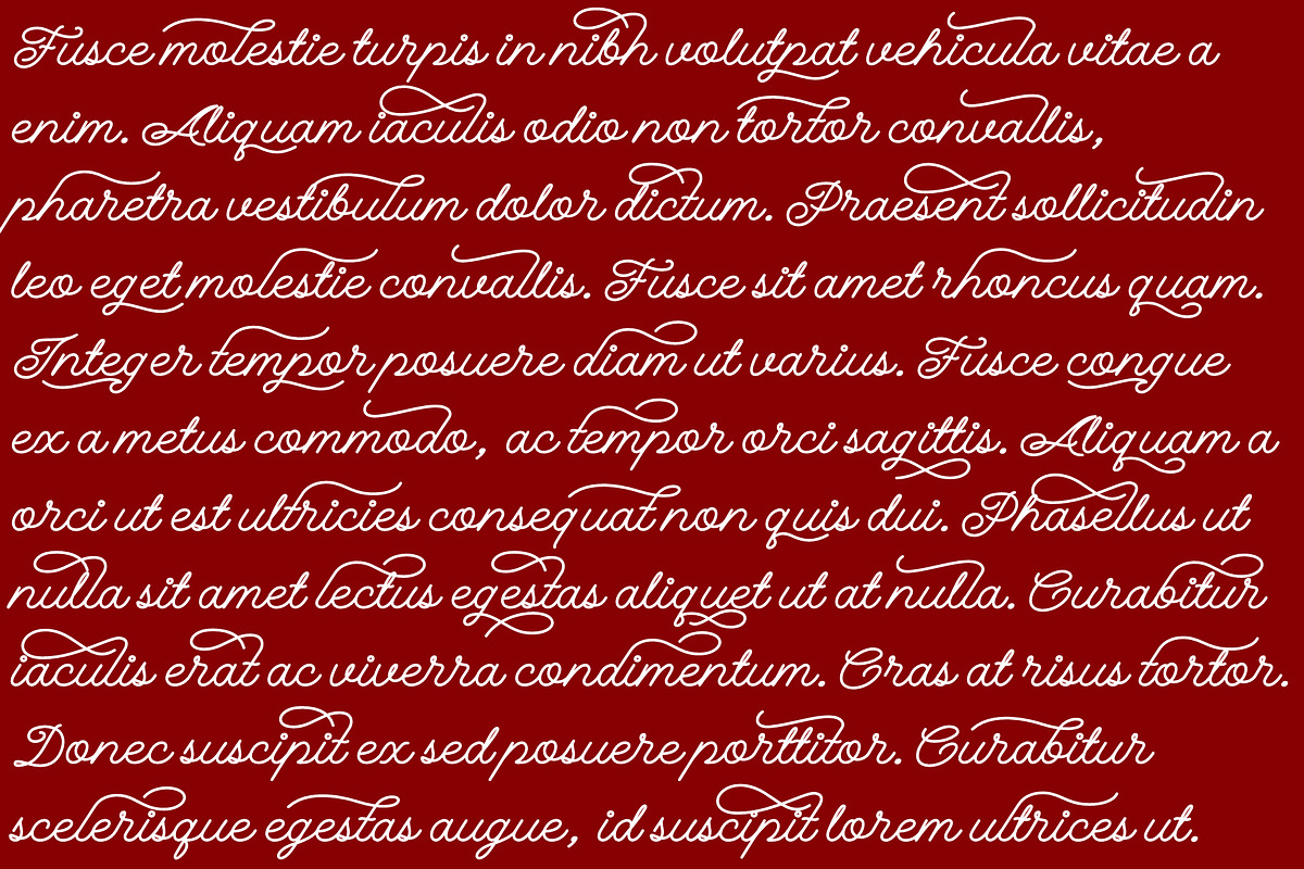 Qinan Script - monoline script font, a Script Font by Brainware Graphic (Photo 7 of 13)