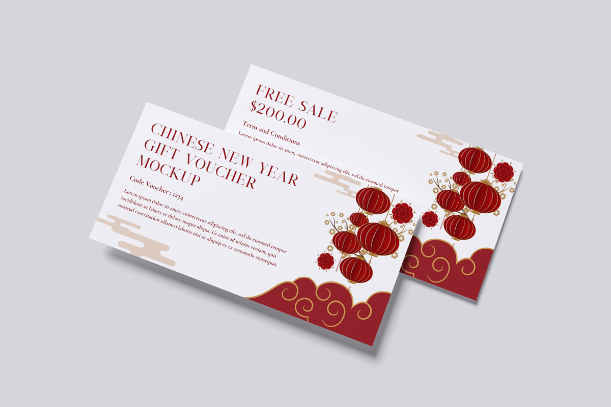 Gift Voucher Mockup Bundle Set, an Advertising Mockup by Rielismee (Photo 4 of 5)