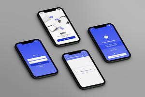 Isometric Phone Mockups