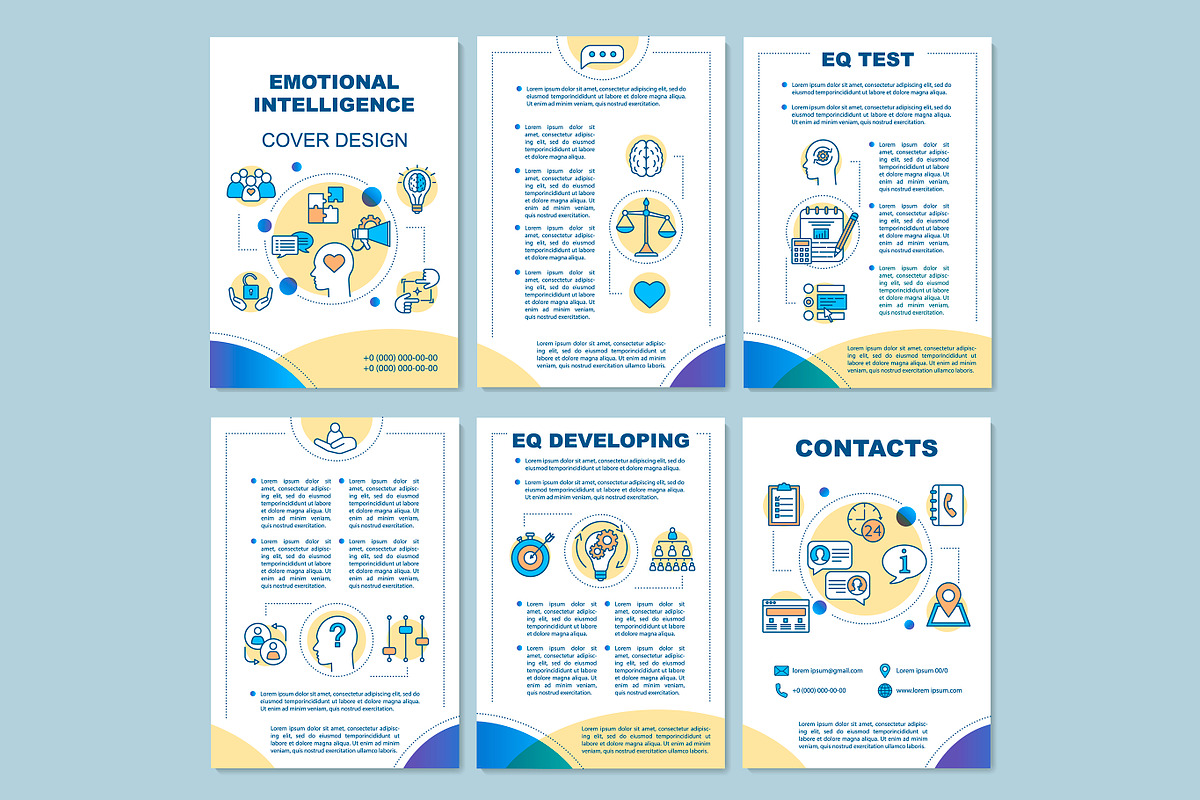 Emotional intelligence brochure, a Brochure Template by IMG Visuals