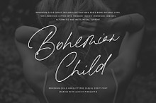 Bohemian Child | Handwritten Script