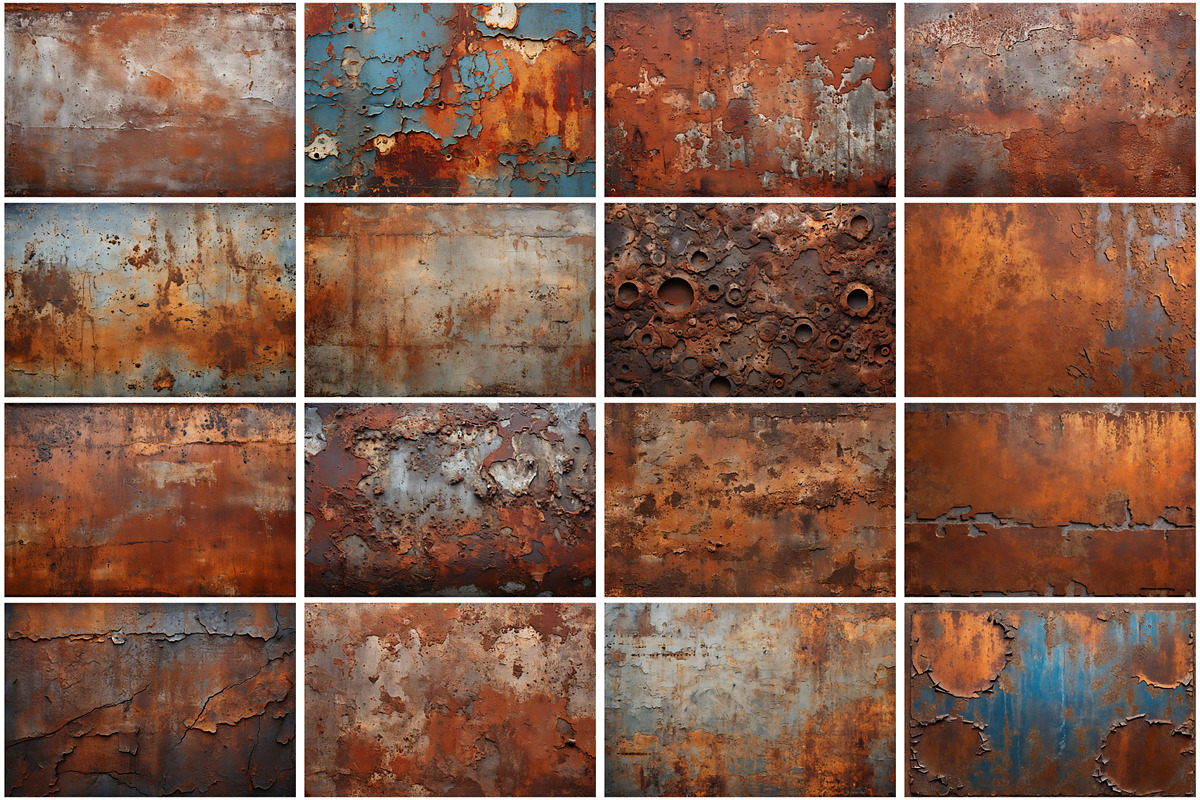Rusted Metal Texture Background, a Texture Graphic by Forhadx5 (Photo 3 of 5)