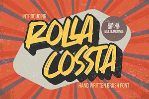 Rolla Coassta - Handwritten Brush Fo