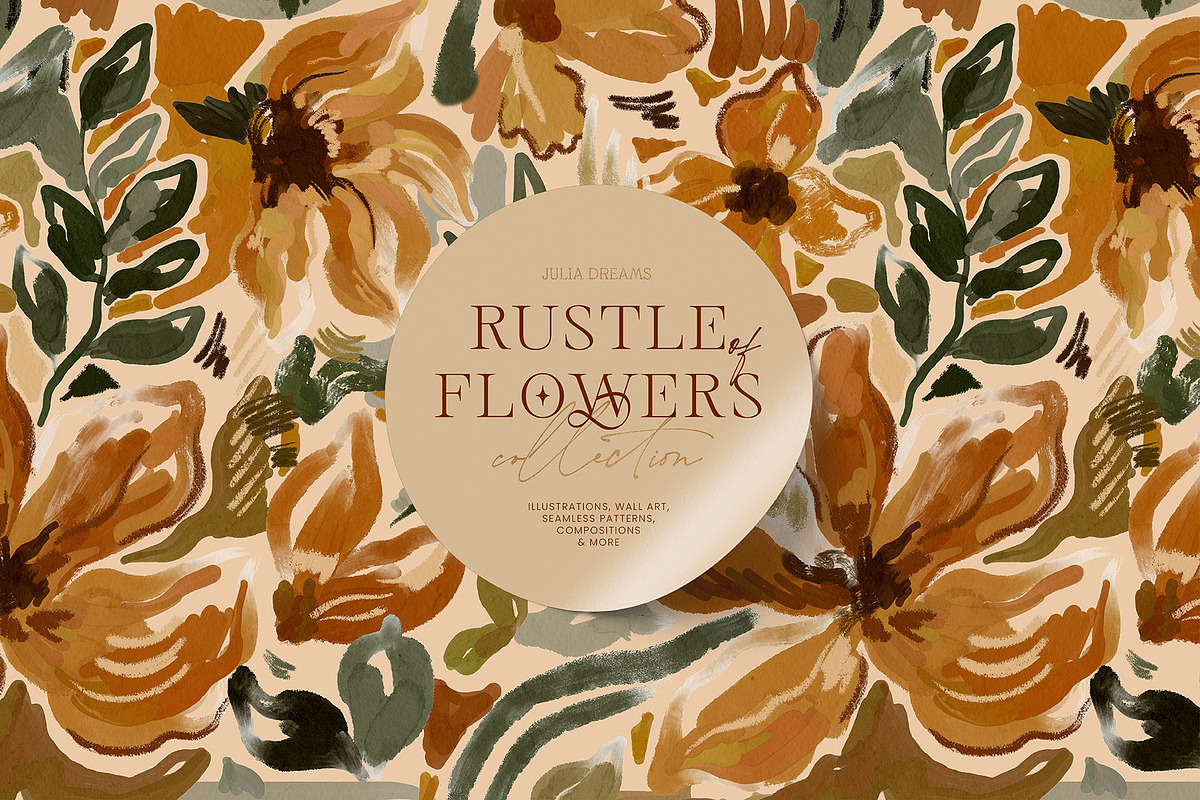 Rustle of Flowers Collection, an Illustration by Julia Dreams (Photo 1 of 9)