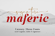 Maferic Signature, a Serif Font by Sealoung (Thumbnail 1 of 16)