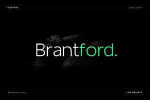 BrantFord Display Typeface, a Sans Serif Font by Foxtype