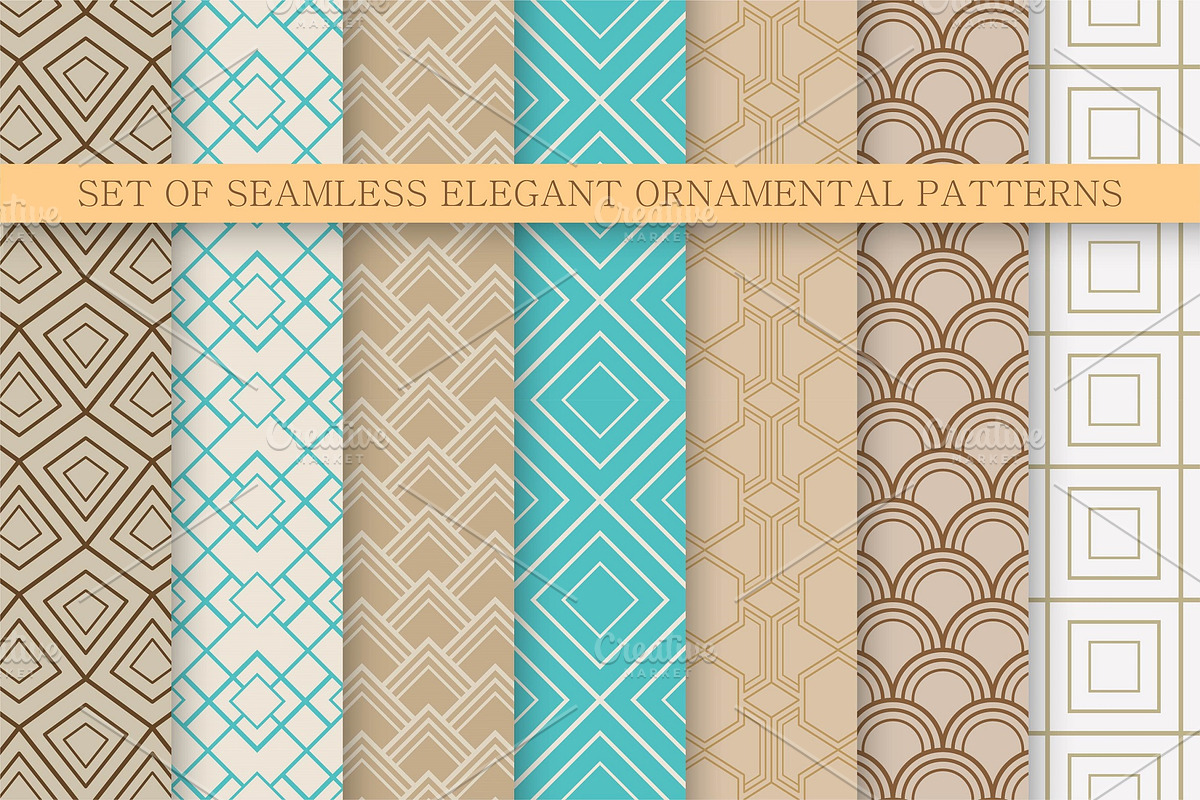 Elegant seamless ornamental patterns, a Pattern Graphic by ExpressShop (Photo 1 of 5)