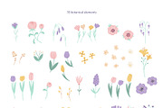 Easter & Spring Floral Collection, a Decorative Illustration by RinSo_art (Thumbnail 11 of 12)